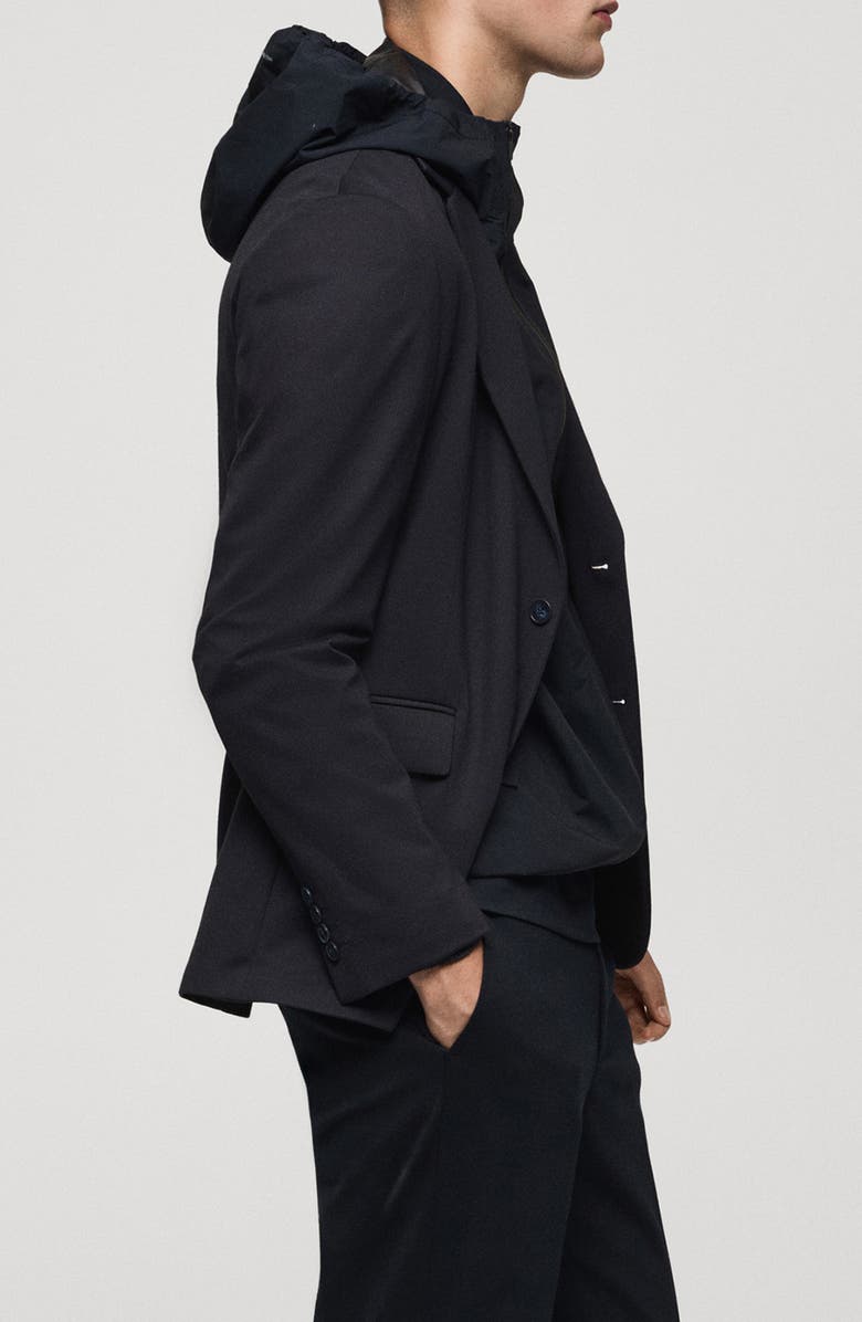 MANGO Slim Fit Wrinkle Resistant Stretch Blazer, Alternate, color, 