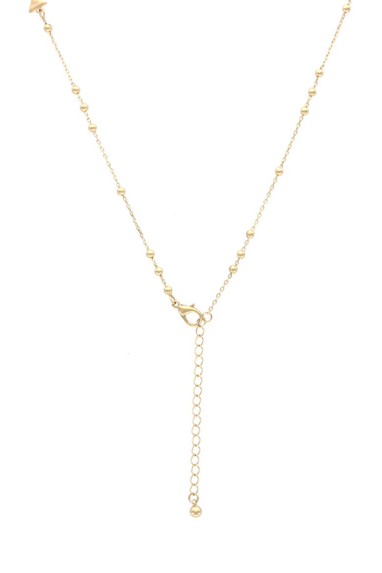 Fara Tassel Pendant Necklace, Alternate, color, WORN GOLD / MULTI