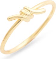Argento Vivo Sterling Silver Barbed Wire Ring