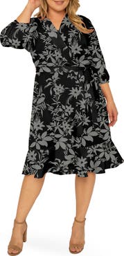 Standards
Practices Kylie Ruffle Wrap Dress