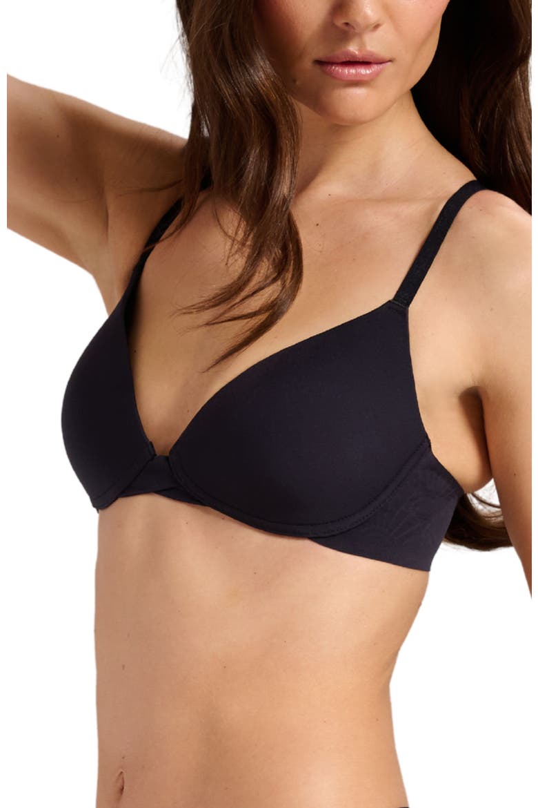 No-Show T-Shirt Foam Bra, Alternate, color, Black