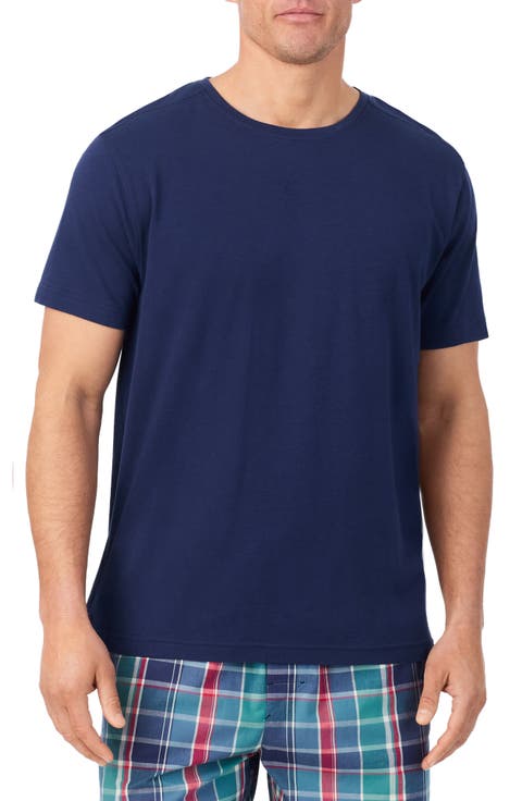 Solid Cotton & Modal Crewneck T-Shirt