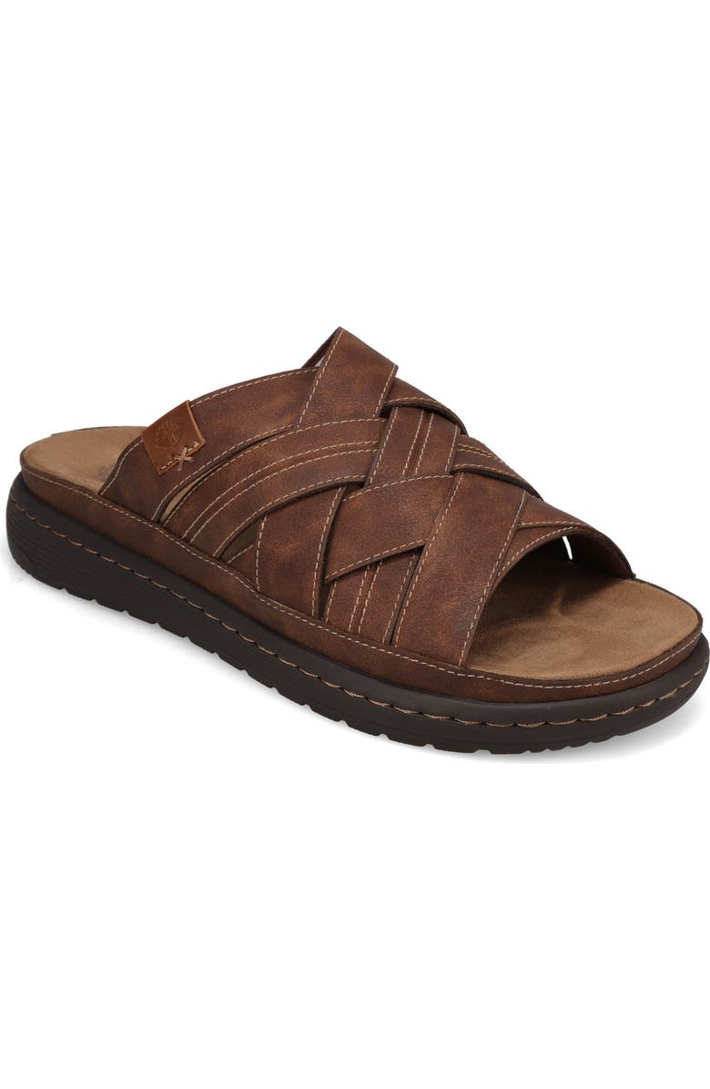 Dockers<sup>®</sup> Seville Slide Sandal, Main, color, Dark Tan