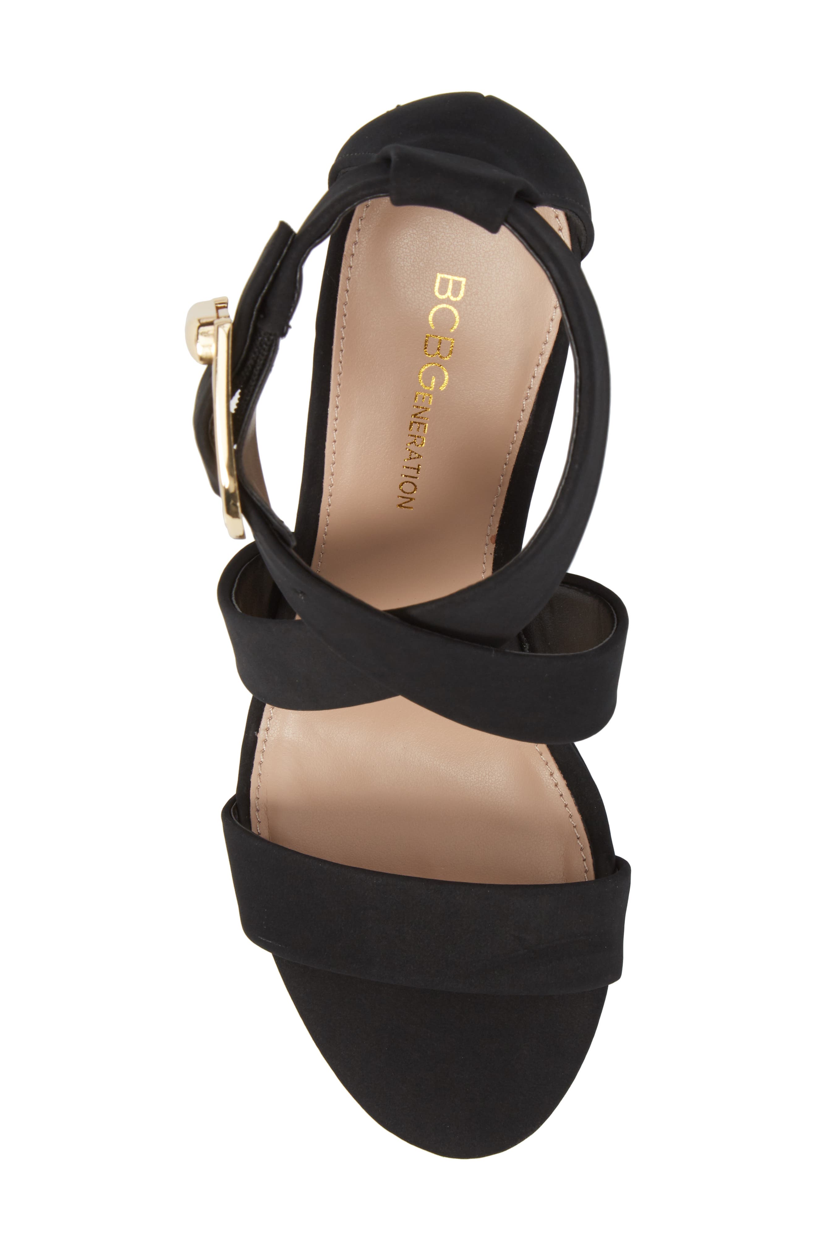 Jae Wedge Sandal, Alternate, color, BLACK