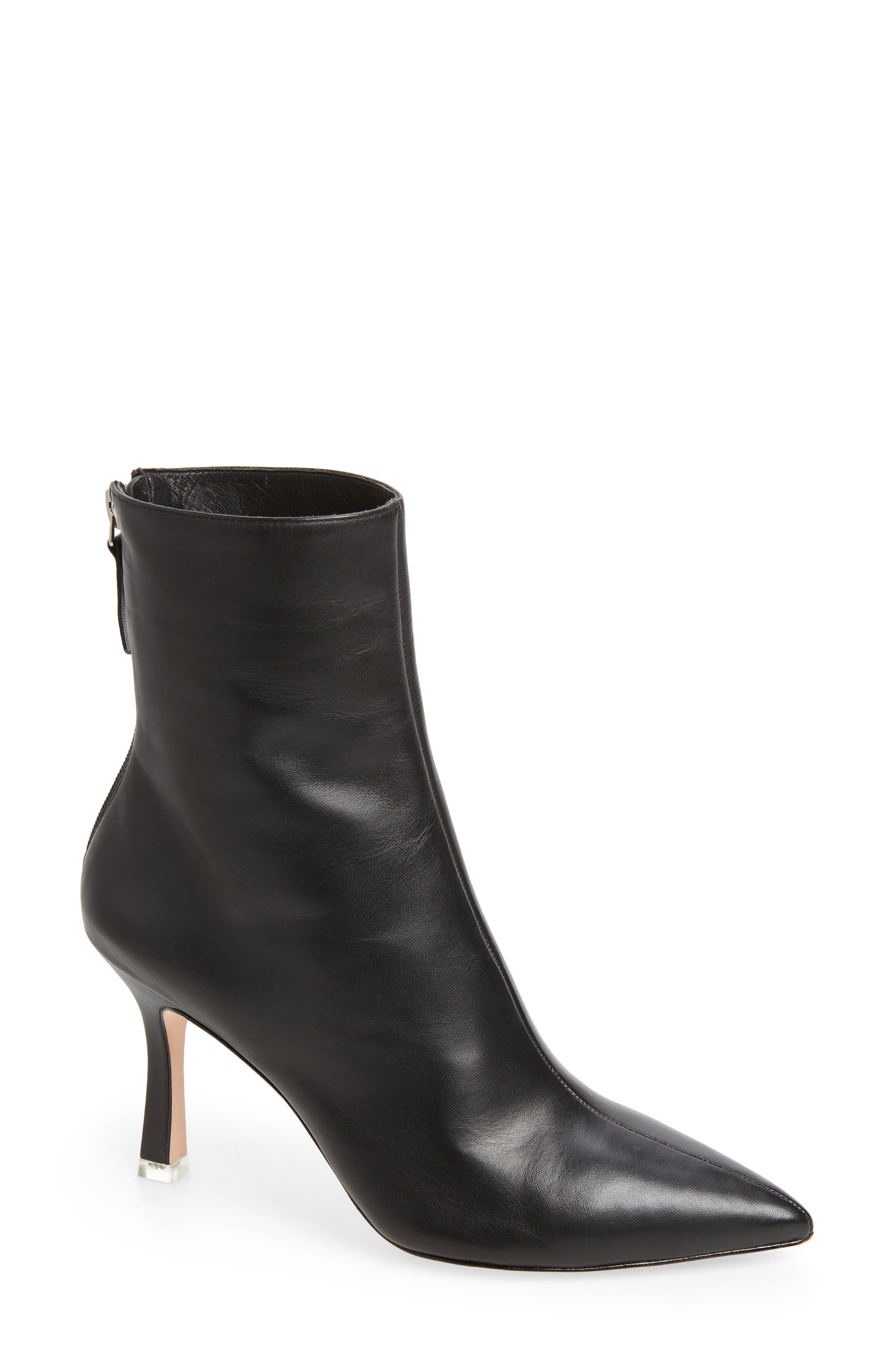 BLACK SUEDE STUDIO Jennifer Pointy Toe Bootie, Main, color, 