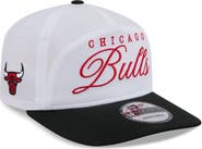 New Era Men's New Era White/Black Chicago Bulls 2025 NBA Draft On-Stage Nylon 19TWENTY Adjustable Hat