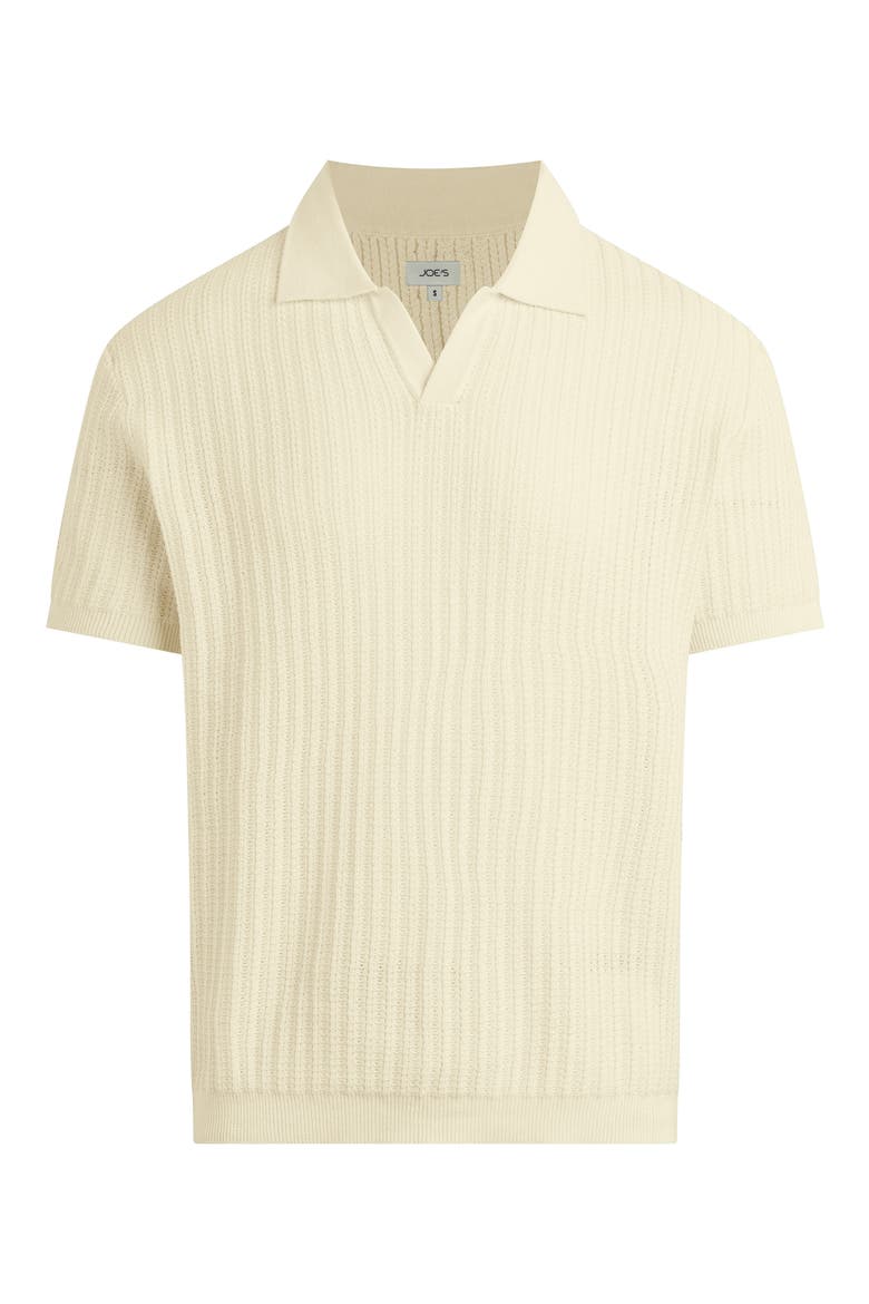 Textured Johnny Collar Polo, Alternate, color, SEA SALT