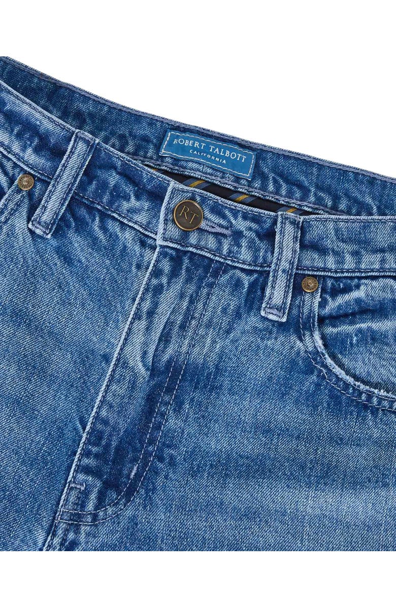 Robert Talbott Austin Selvedge 5-Pocket Pant, Alternate, color, Indigo Rinse