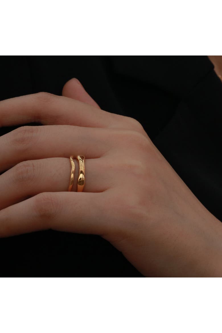 Luz Double Ring Set, Alternate, color, Gold