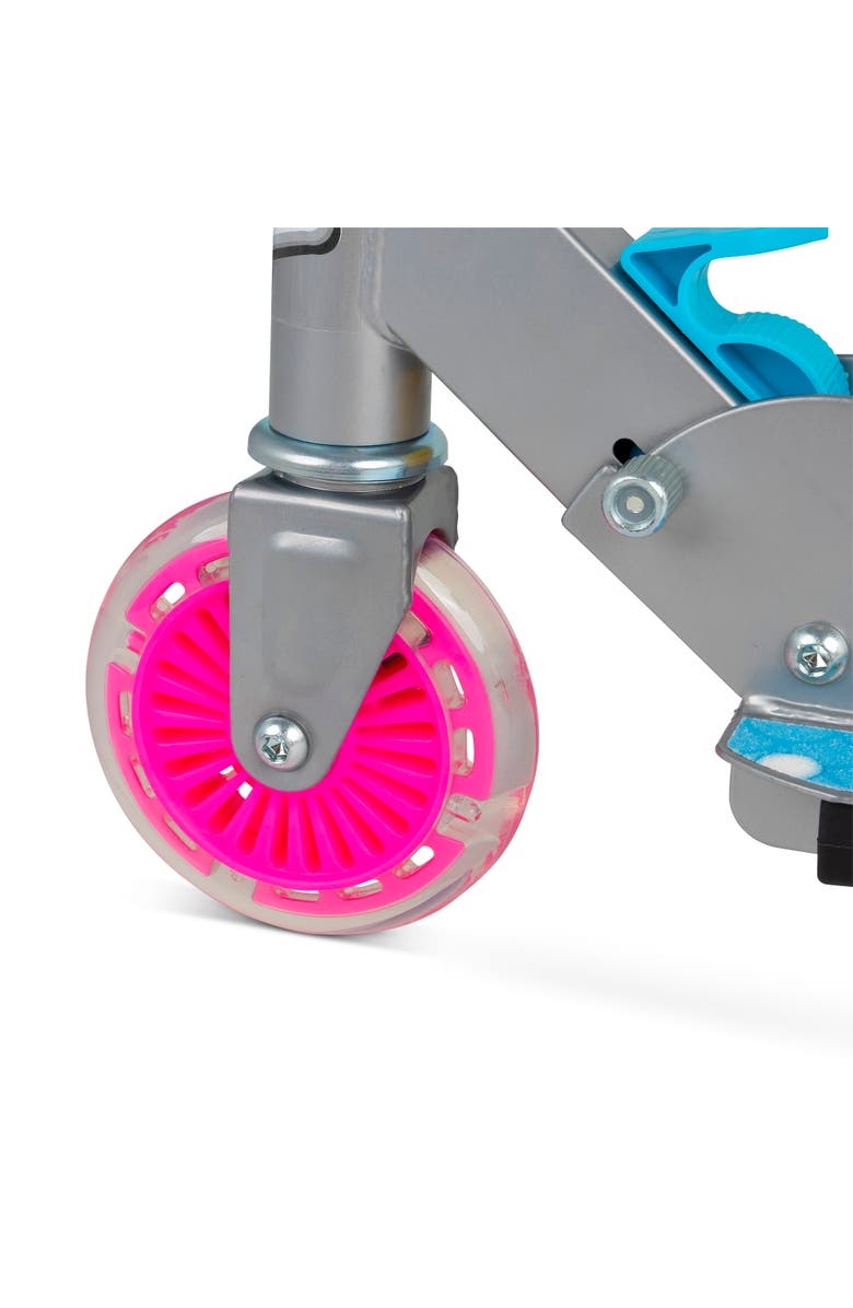 Ozbozz Flashing  Adjustable Scooter Mermaid, Lightup Wheels, Alternate, color, Multicolored