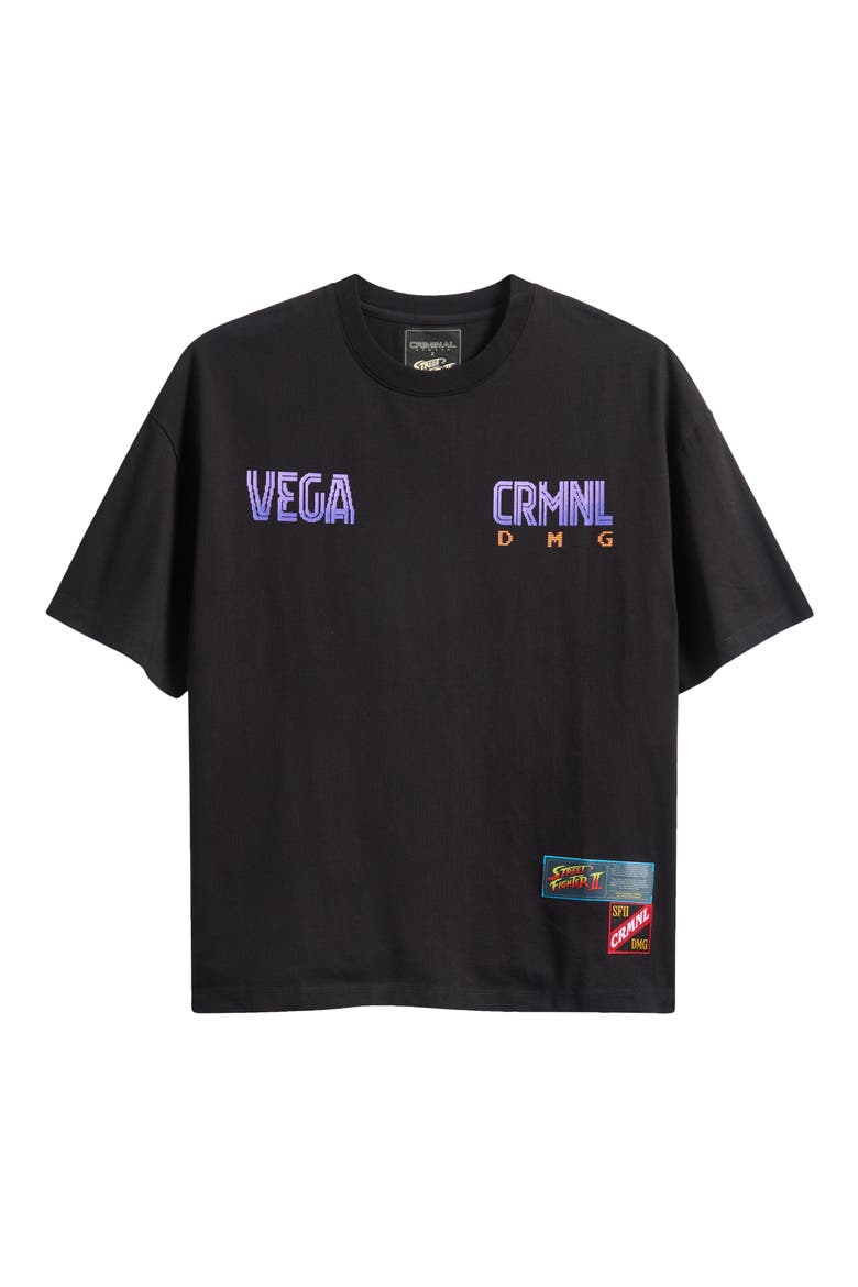 Vega Graphic T-Shirt, Main, color, BLACK