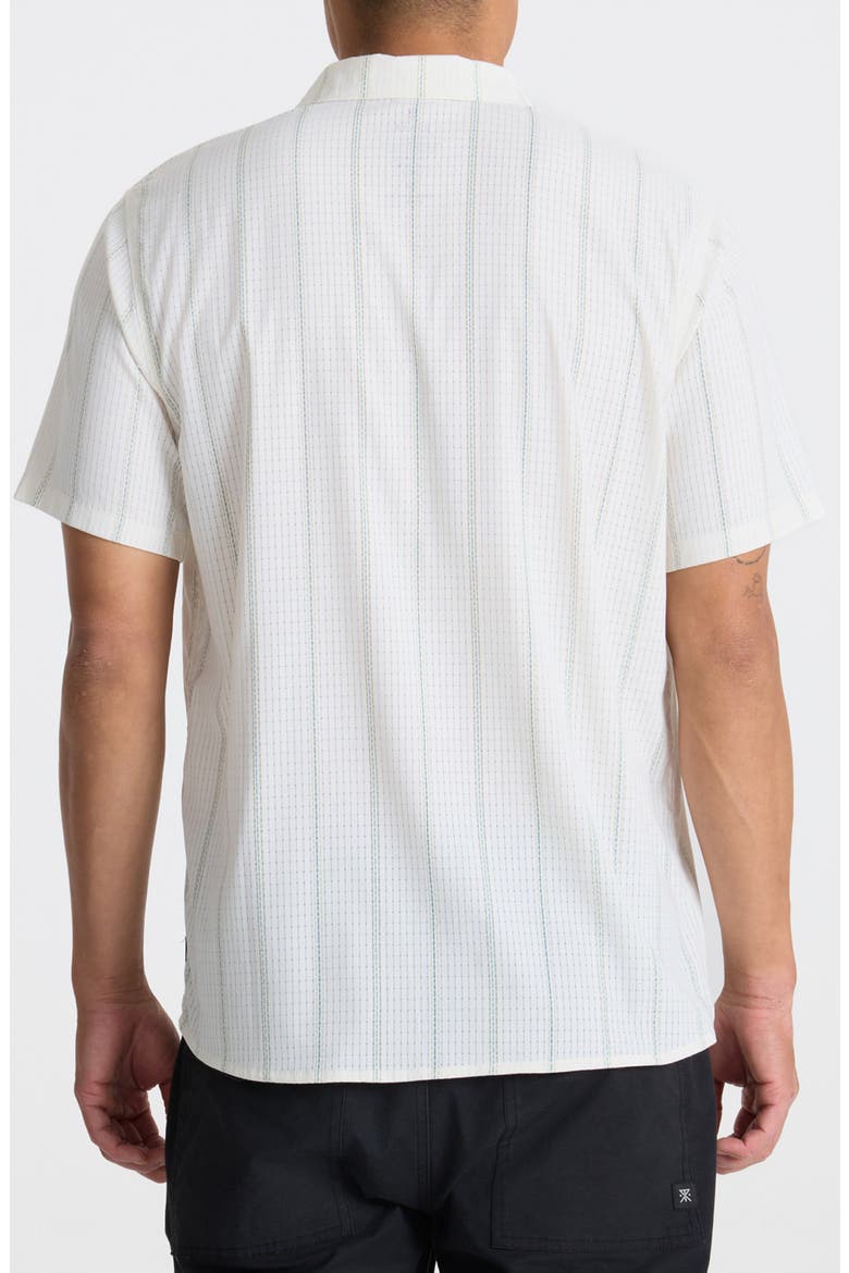 Bless Up Short Sleeve Button-Up Shirt, Alternate, color, UNBLEACHED