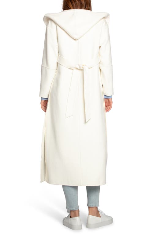 Belle & Bloom Walk My Way Wool Blend Hooded Coat In Red