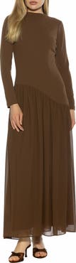 Alexia Admor Dakota Long Sleeve Gown