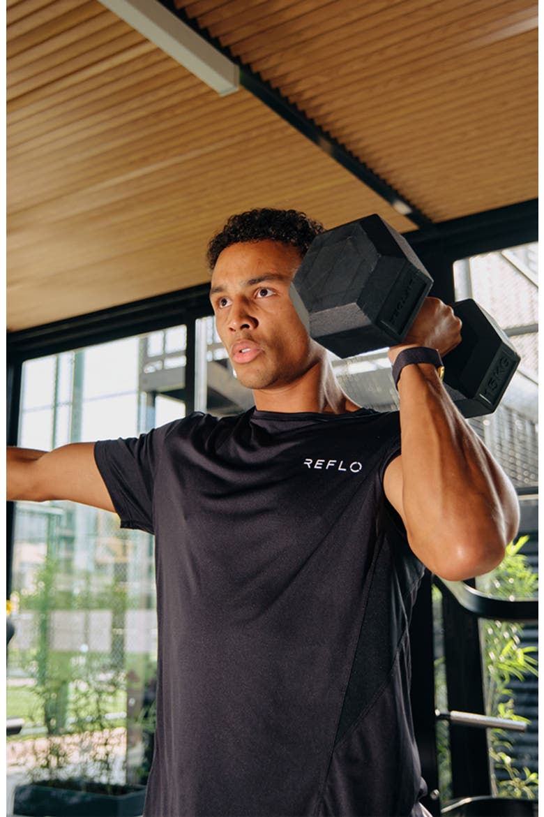 Hudson Recycled Active T-Shirt, Alternate, color, Black