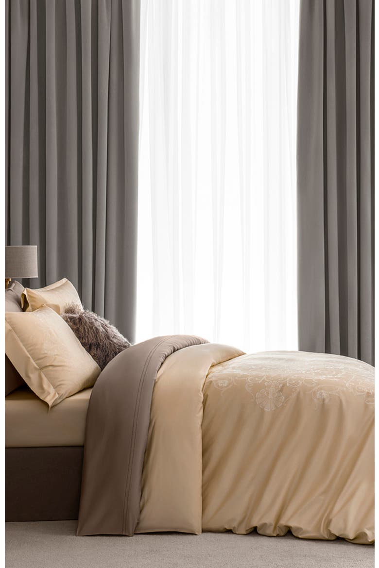 Lucisano Duvet Cover, Alternate, color, Beige