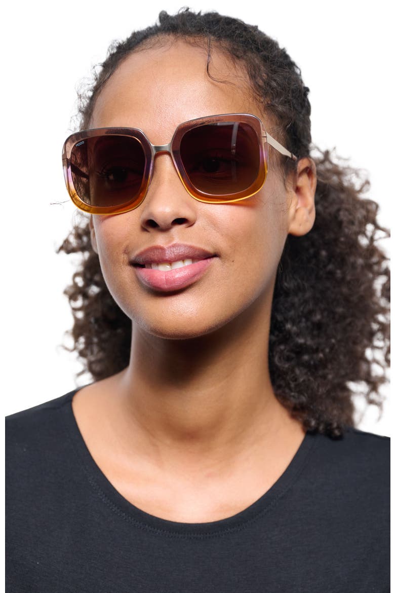 467 Sunglasses, Alternate, color, Orange Taupe