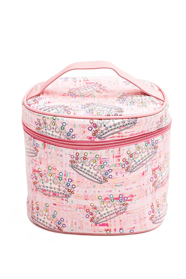 Crown Jewel Toiletry Bag, Main, color, Light Pink