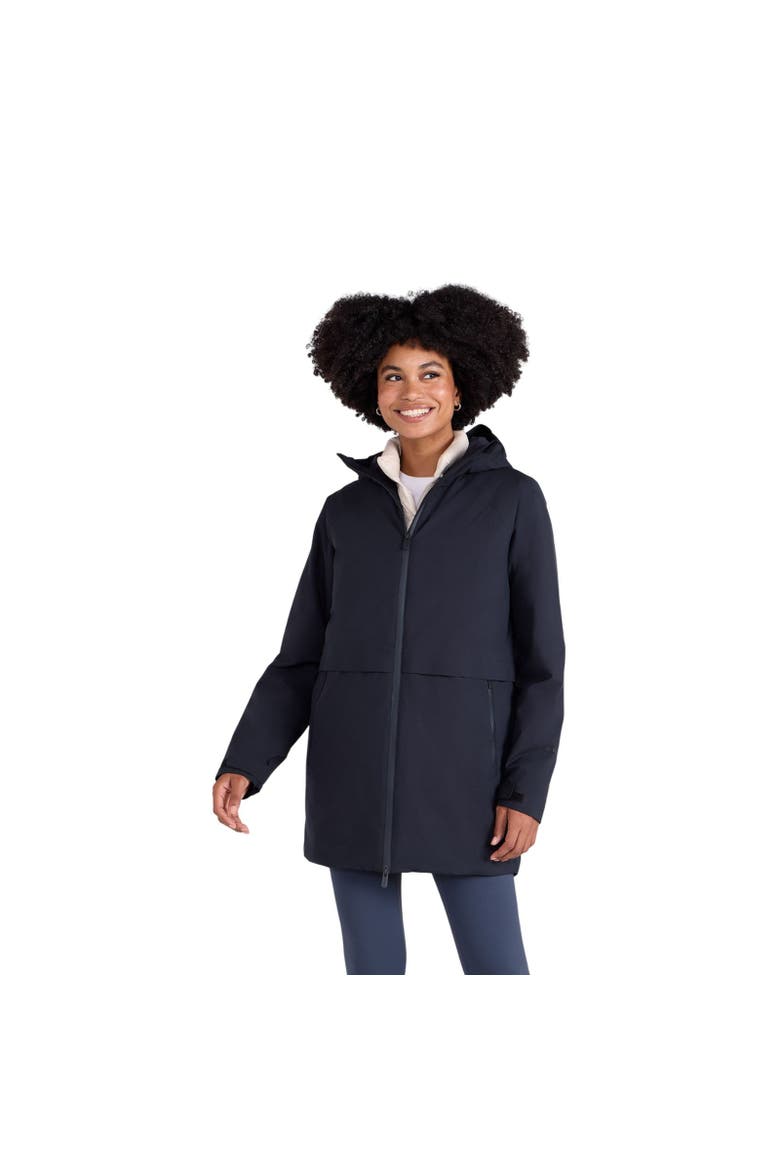 Jackie Waterproof Padded Jacket, Alternate, color, Black