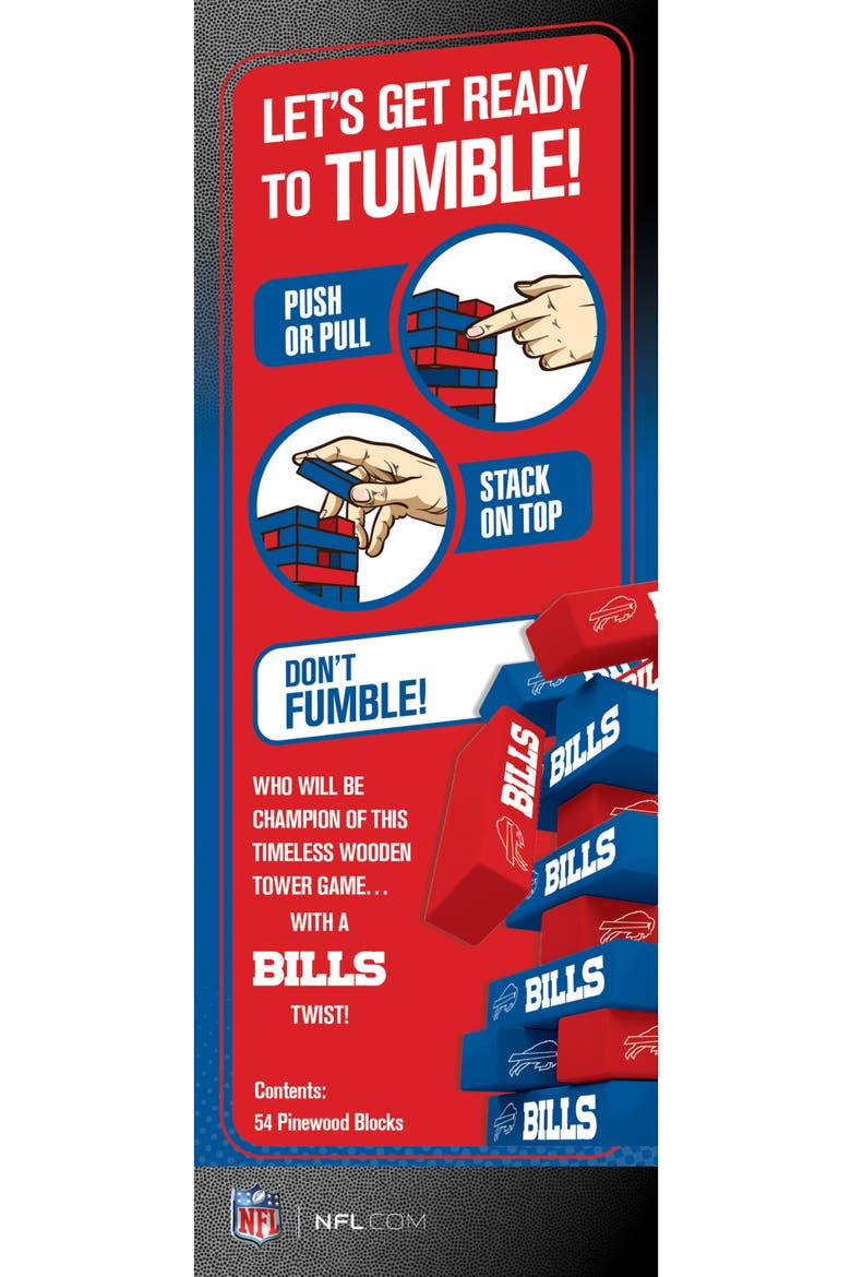 Buffalo Bills Tumble Tower, Alternate, color, Multicolor