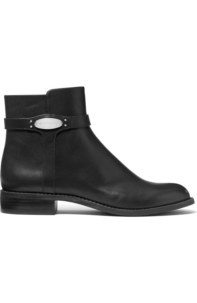 MICHAEL Michael Kors Finley Flat Leather Boot, Alternate, color,