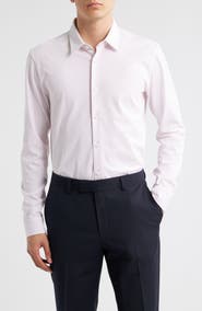 BOSS Roan Kent Slim Fit Button-Up Shirt