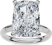 Bliss Diamond Certified 5Ct Cushion Solitaire Diamond Engagement Ring Lab Grown
