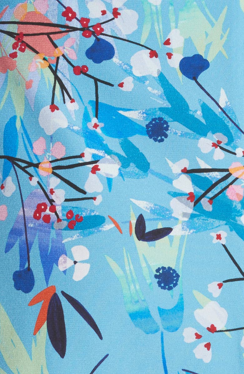 SALONI Grace Off the Shoulder Silk Dress, Alternate, color, 