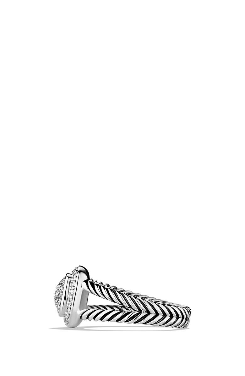 David Yurman Albion Petite Ring with Diamonds, Alternate, color,