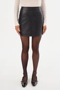 LAMARQUE Rowan | Leather Mini Skirt