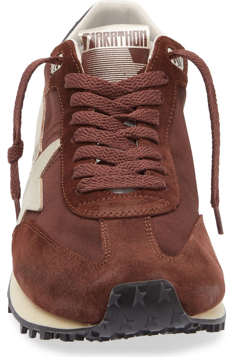Golden Goose Running Marathon Sneaker, Alternate, color, Brown/Platinum