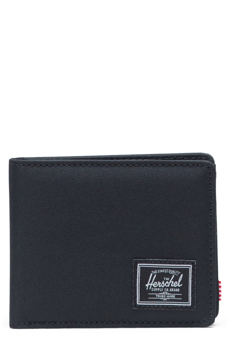 Roy Twill Bifold Wallet, Main, color, BLACK/GREY