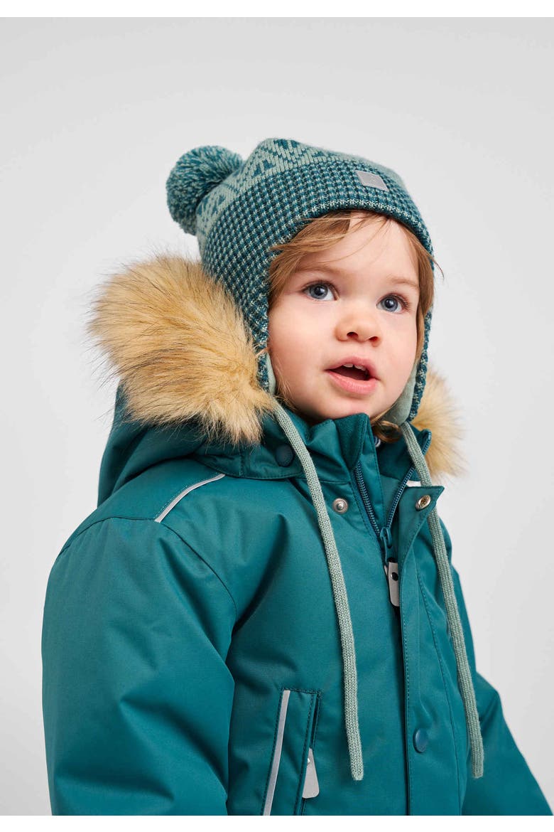 Kuuru Beanie, Alternate, color, Stone Green