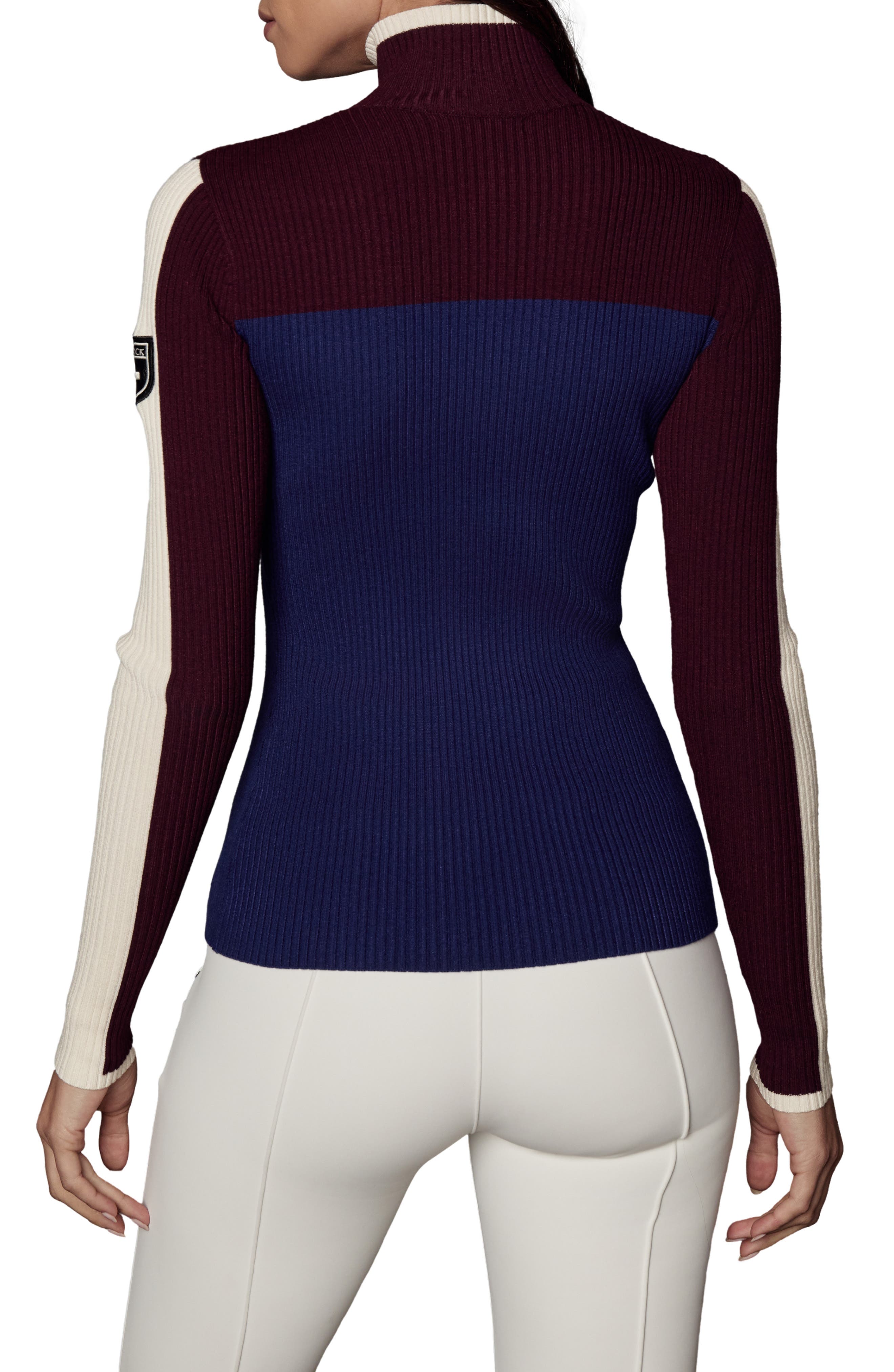 Ali II Rib Half Zip Sweater - image 2