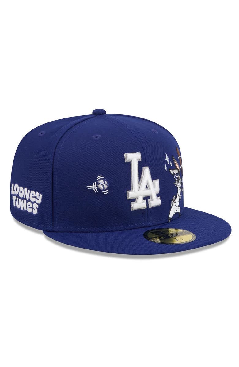 New Era Men's New Era Royal Los Angeles Dodgers Looney Tunes Bugs Bunny 59FIFTY Fitted Hat, Main, color, Dark Blue