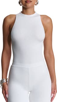 Naked Wardrobe Funnel Neck Sleeveless Bodysuit