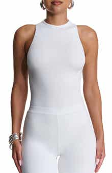 Naked Wardrobe Funnel Neck Sleeveless Bodysuit