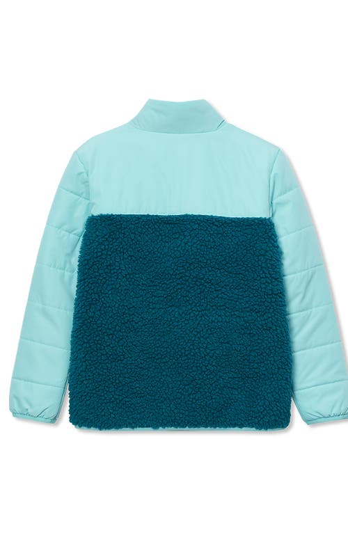 Lands' End Kids Water Resistant Mixed Media Insulated Jacket In Multi