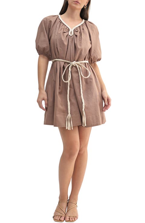 Braid Trim Minidress