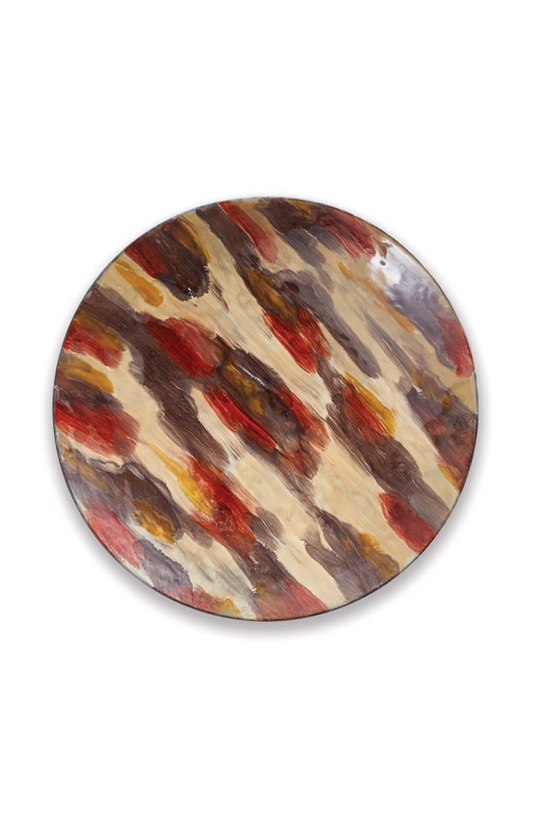 Napa Home & Garden Carnelian Decorative Plate, Main, color, Brown