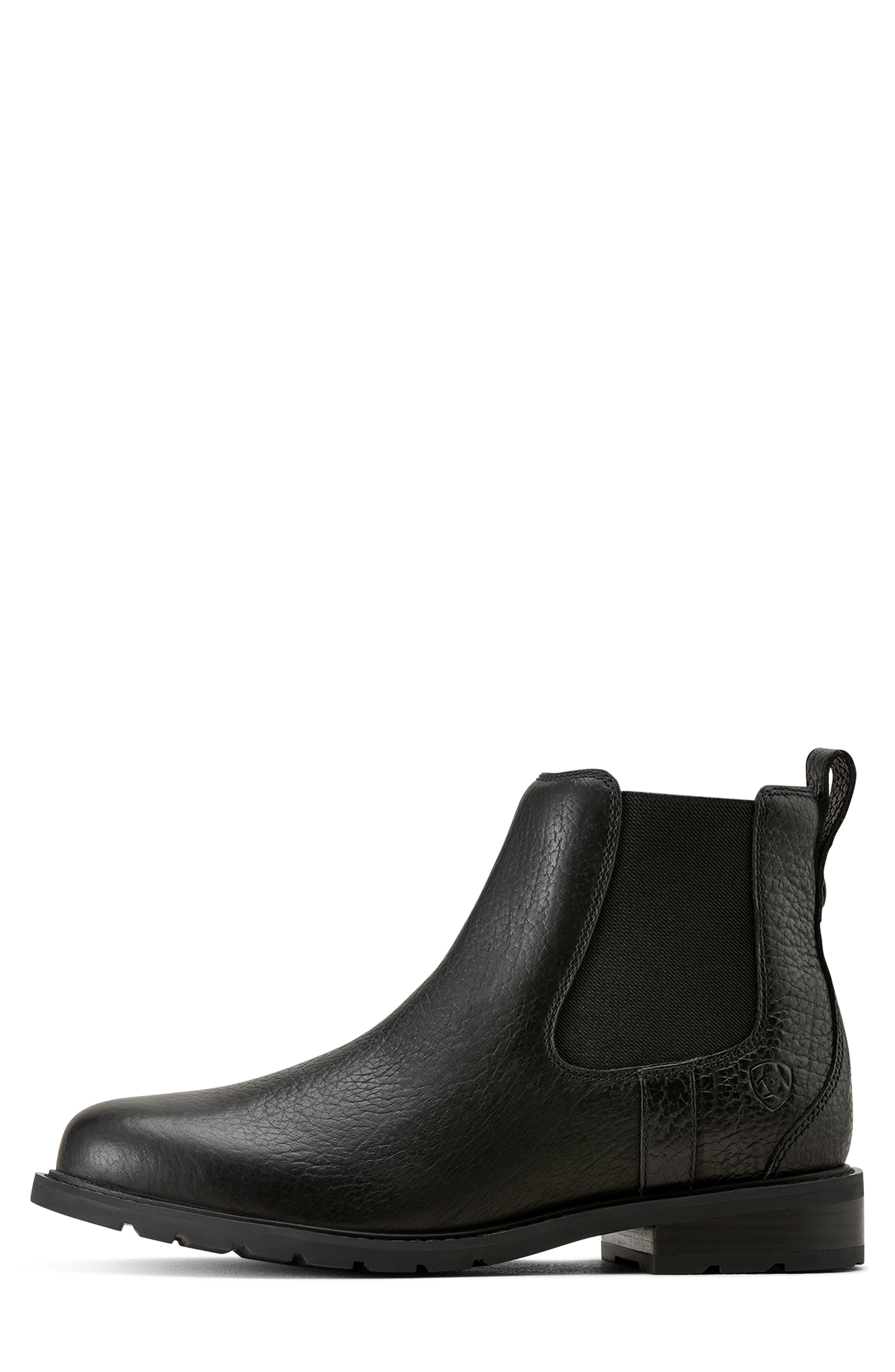 Ariat Wexford Waterproof Chelsea Boot, Alternate, color, Black