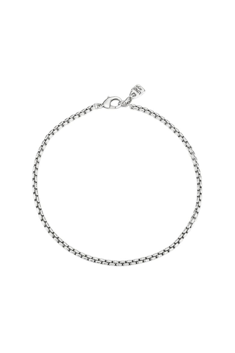 Linear Link Necklace, Alternate, color, Silver