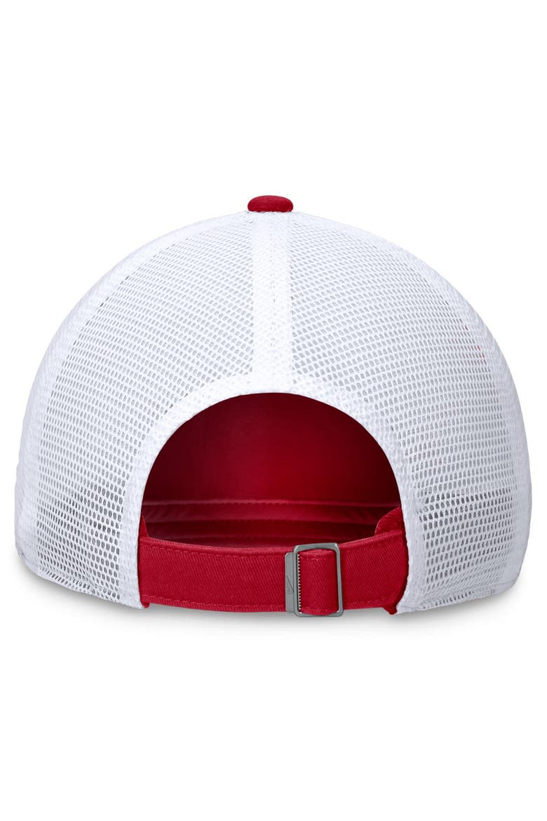 Men's Nike Red Los Angeles Angels Evergreen Wordmark Trucker Adjustable Hat, Alternate, color, Red