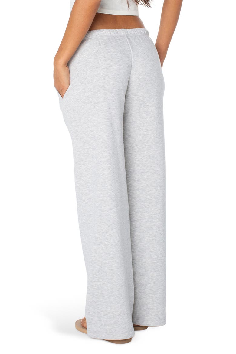 Ariel Wide Leg Pants, Alternate, color, HTHR GREY