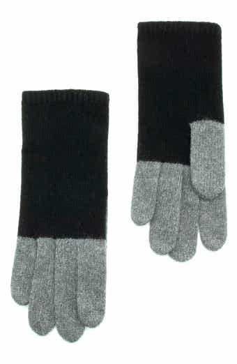 Colorblock Cashmere Gloves