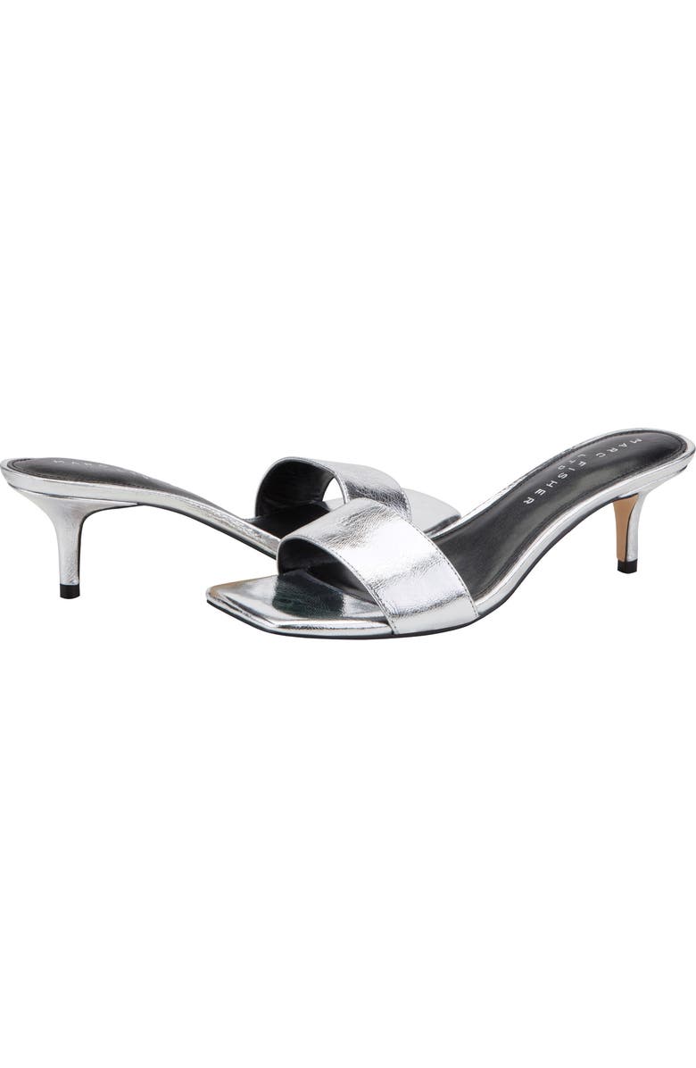 Marc Fisher LTD Sidnee Sandal, Alternate, color, Silver