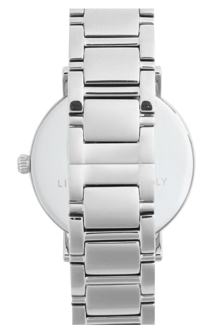 'gramercy grand' bracelet watch, 38mm, Alternate, color, SILVER