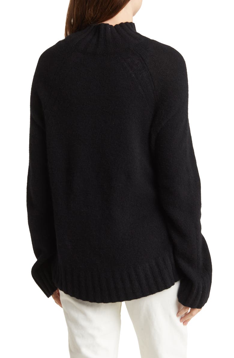 360 CASHMERE Allison Mock Neck Cashmere Sweater, Alternate, color, 