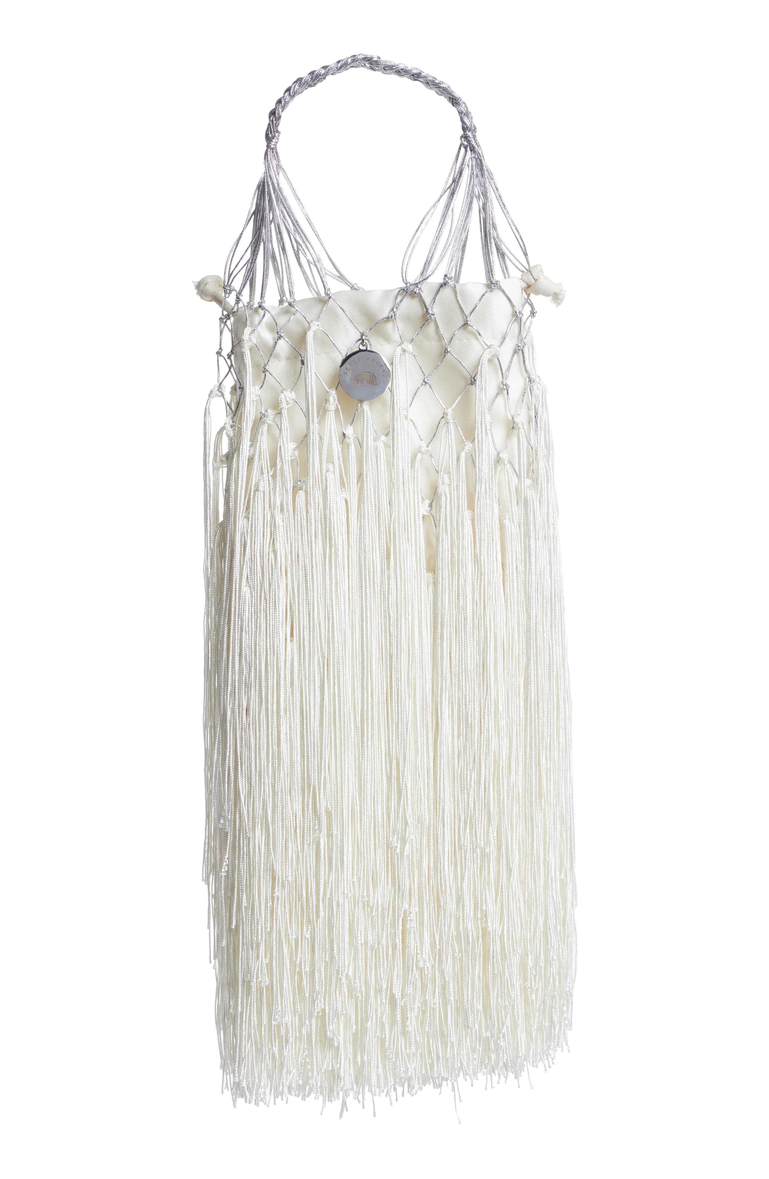 Petit Kouraj Mini Fringe Top Handle Bag, Main, color, 