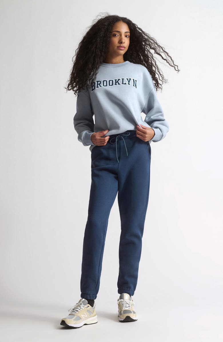 Brooklyn Industries Logo Crewneck Sweatshirt, Alternate, color,